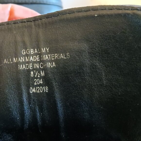 Rockport Black Suede Leather Booties and Guess Black Quilted Moto Boots Size 8.5 - Picture 7 of 13